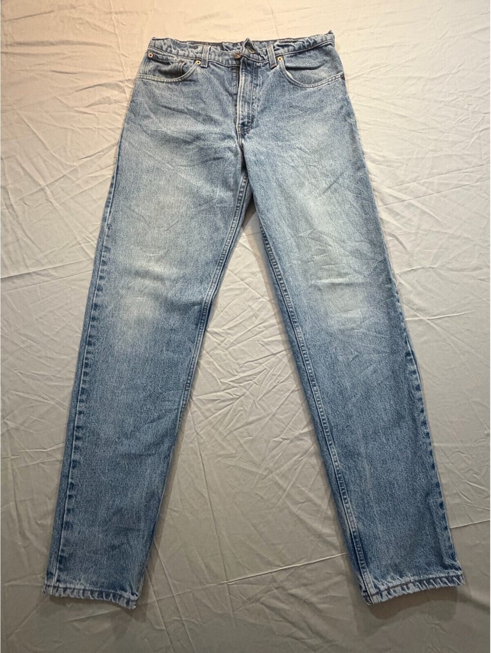 Vintage 1993 Levi’s 550 Jeans Mens 33x34 USA Made Relaxed Tapered Light Wash